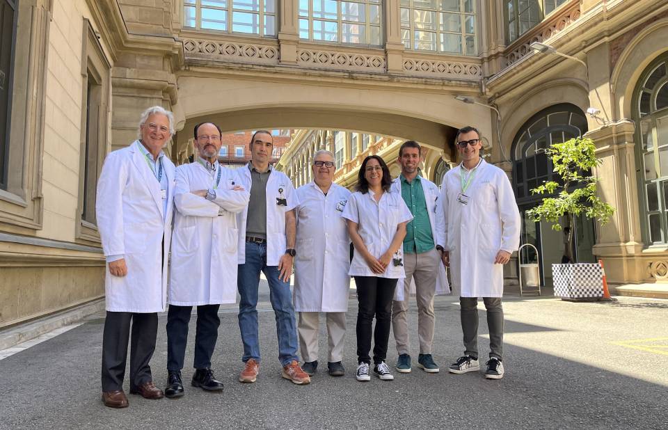 From left to right: Lluís Donoso, Salvador Pedraza, Xavier Borrat, Xavier Pastor, Aida Niñerola, Santiago Frid and José Puig.